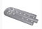 Figevida Bruciatore per barbecue, 1 pezzo, Ferro, Argento, 31 cm x 11 cm