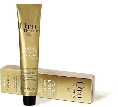 Fanola Oro Therapy 8.34 Light Blonde Golden Copper coloración del cabello Caoba 100 ml - Coloración del cabello (Caoba, Light Blonde Golden Copper, Mujeres, 1 pieza(s), 100 ml, Todo el pelo)