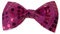 Bristol Novelty BA407 Papillon con paillettes rosa | per donna, unisex, adulto, taglia unica