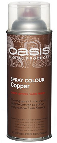 Floral Spray Paint 400ml Copper. Fresh Flowers / Foliage / Containers / Dried Materials