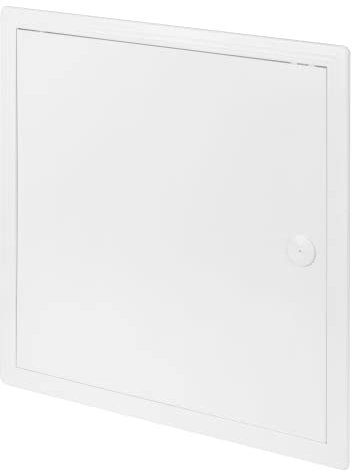 AWENTA 450 x 450 mm ABS-Inspektionsklappe für Lüftungssysteme, Rauchrohre, Wasserzähler – Kunststoff-Inspektionstür – Weiße Revisionstür