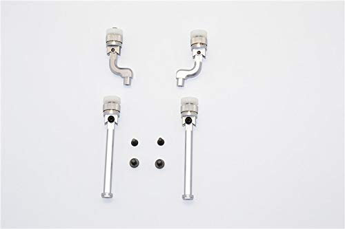 G.P.M. HPI Sport 3 Flux Tuning Teile Aluminium Front+Rear Magnet Body Mount for BMW M3 E30-1 Set Gray Silver