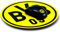 Mousepad rund Borussia Dortmund BVB 09 + gratis Aufkleber Dortmund forever, Mausepad, Pad, Mouse-Pad