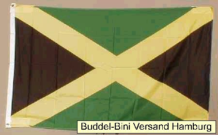 Wetterfeste Flagge Fahne : Jamaika 90x60 cm