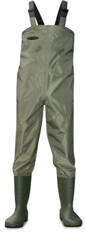 Dirt Boot NYLON CHEST WADERS WATERPROOF FLY COARSE FISHING MUCK WADER VARIOUS SIZES (Mens size 11 (45))