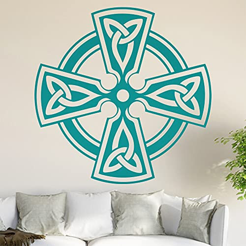 Kreuz - Ornament Wandtattoo in 6 Größen - Wandaufkleber Wall Sticker - Dekoration, Küche, Wohnzimmer, Schlafzimmer, Badezimmer