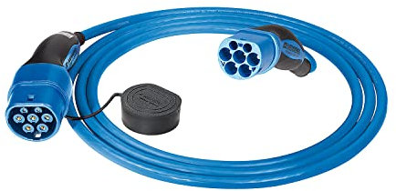 Mennekes 36245 - Hybrid- und E-Auto Ladekabel 7,5 m - Mode 3 Typ 2 20A 3PH - Typ 2 Kfz-Zubehör 11 kW Ladeleistung, für HEV, EV