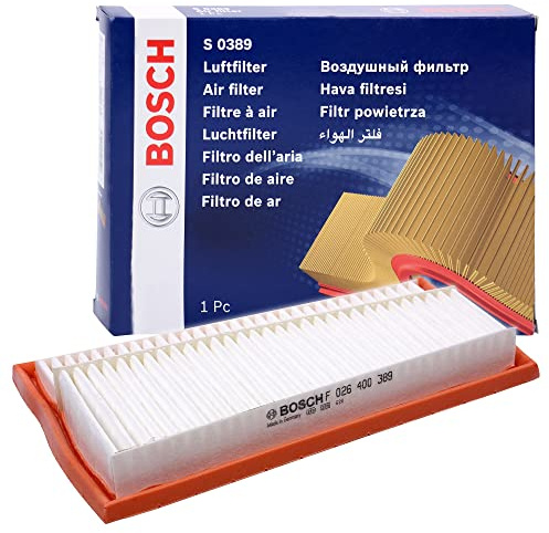 Bosch S0389 - Luftfilter Auto | Kompatibel mit: MERCEDES-BENZ C-CLASS, C-CLASS, C-CLASS T-Model, C-CLASS T-Model, CLK, CLK Cabriolet, CLS, E-CLASS, E-CLASS