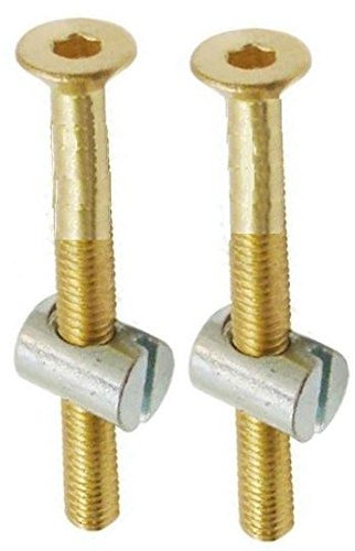 Furniture Bolt & Barrel Nut Allen Headed M6 x 60mm Cots Bed Chairs Hole Dowel Assembly Furniture Joint Connector