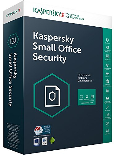 Kaspersky Small Office Security Standard | 5 Geräte 5 Mobil 1 Server | 1 Jahr | Windows/Mac/Android | CD in Box | für kleine Unternehmen