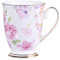 AWHOME Royal Fine Bone China Coffee Mug Assorted colors Tea Cup about 11oz /330ml (1, red)