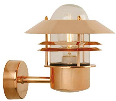 Design for the People NORD-25011030 A++, Wandleuchte MIB Durchmesser 3 Pendel 3 W LED, E27, kupfer/schwarz