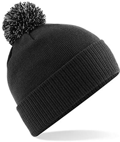 Beechfield Unisex Snowstar Beanie Einheitsgröße Schwarz