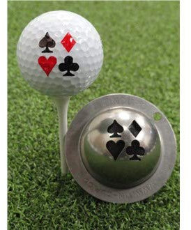 Tin-Cup Unisex Adult VEGAS NIGHTS Golf Ball Marker - Steel, One Size