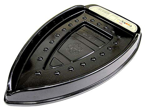 Bügeleisen-Halterung aus hitzebeständigem Kunststoff für Wäsche, Schwarz