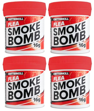 Professional Strength 15g Flea Smoke Bomb Fogger Fumigator Smoke | Kills Fleas (4)