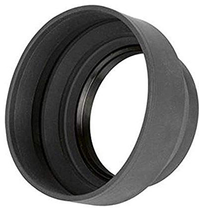 ayex 3 Stufen Gegenlichtblende 67mm Filtergewinde & faltbares Gummi Streulichtblende Sonnenblende Lens Hood