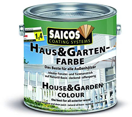 Saicos 2710 300 Haus und Gartenfarbe granitgrau 0.75 l