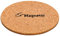 Desconocido Magnetischer Korkuntersetzer, Hellbraun, Rund, 21cm Durchmess, 1cm Dick, Kochuntersetzer, Trivet