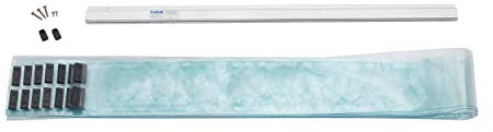 Kason Easimount Vinyl Strip Curtain Kit, 38 x 84 Inch, 6 Inch Wide, 401SA6063884
