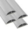 ARLI Kabelkanal Fussboden Kabelbrücke TV Wand 4X 1m halbrund selbstklebend 70 x 20 mm grau Boden Fußboden halbrund rund (4 Stück mit 1 m)