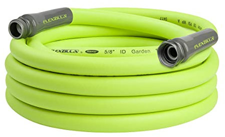Flexzilla Garden Hose 5/8 in. x 25 ft, Heavy Duty, Lightweight, Drinking Water Safe, ZillaGreen - HFZG525YW-E