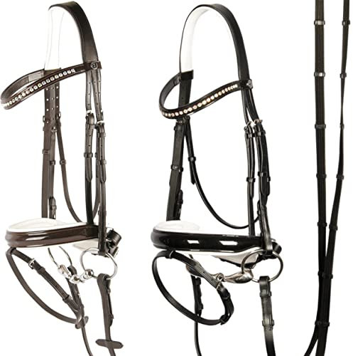 Harry's Horse Hoofdstel Chique, Farbe:braun, Größe:Full