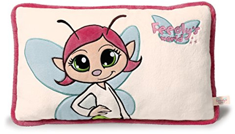 Nici 38058 - Kissen Feeoly Plüsch appliziert, Feeoly's World, 43 x 25 cm