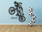 Klebeheld® Wandtattoo BMX mit Name