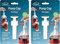 Jokari 05002 – Fizz Keeper Pump Cap for 2 Litre Bottles – White 3.6cm x 8cm - Keeps The Fizz in - 2 Pack
