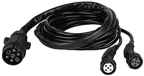 LAS 10260 Versorgungskabel Anhängerkabel, 7-poliger Stecker, 4 m