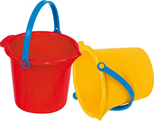 GOWI 558-09 Gießeimer, Durchmesser 18cm, einzeln, farblich Sortiert, Sandkästen und Sandspielzeug