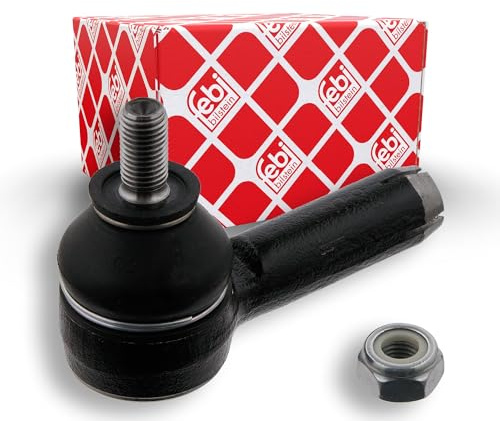 febi bilstein 02268 Spurstangenendstück mit Sicherungsmutter, 1 Stück | Kompatibel mit: AUDI 80 B2 Stufenheck, 80 B3 Stufenheck, 80 B4 Avant, 80 B4 Stufenheck, 90 B2, 90 B3, CABRIOLET B3, COUPE B2