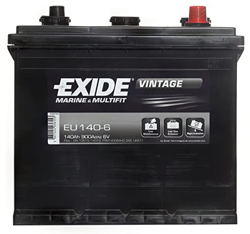 Batterie EXIDE EQUIPMENT EU140-6 6 V 140 AH 900 AMPS EN