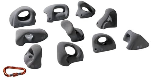 Entre Prises Handle Jugs XL, 10 Klettergriffe, PE, Jugs, XL, Farbe:grau