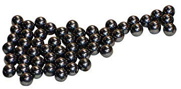 Oxford: Ball Bearings 5/32'' 144/Bag - Silver - 5/32