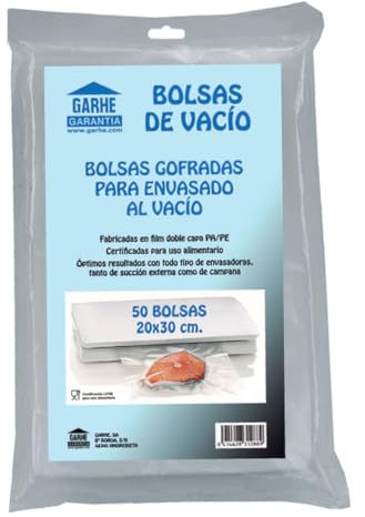 Bolsas para Envasadora Garhe 31288 20 x 30 cm