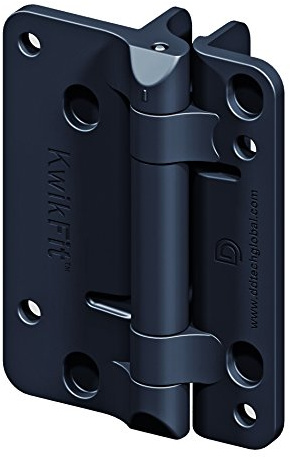 D&D KFP KwikFit Plain Pivoting Hinges, Black