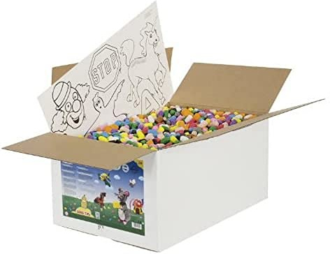fischer Tip 49115 Refill Box XL, Bastelset für Kinder, Kreativspielzeug, 6.000 Teile, mehrfarbig, ab 3 Jahre, 6000