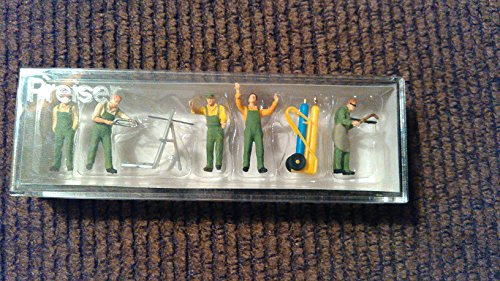 Preiser 10243 Tradesmen (5) with Accessories Exclusive Figure Set
