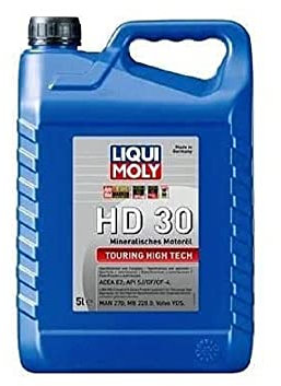 LIQUI MOLY Touring High Tech HD 30 | 5 L | mineralisches Motoröl | Art.-Nr.: 1265