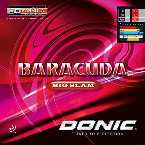 DONIC Belag Baracuda Bigslam, Rot, 2,3 mm, 1 Stück