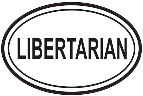 INDIGOS UG Auto Aufkleber Libertarian Bumper Sticker Political 152mmX101mm