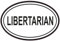 INDIGOS UG Auto Aufkleber Libertarian Bumper Sticker Political 152mmX101mm