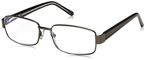 Foster Grant Wes Men's Multifocus Glasses, Gunmetal, 2
