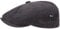 Lipodo 8 Panel Cord Flatcap Herren - Flat Cap aus Baumwolle - Schiebermütze Made in Italy - Unifarbene Schirmmütze - Herbst/Winter - Regular-Fit-Style - Gefütterte Wintermütze grau L (58-59 cm)