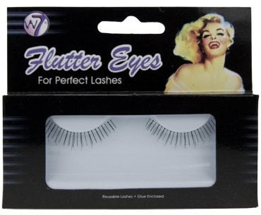 Halloween False Eyelashes By W7 Reusable + Glue Included 17