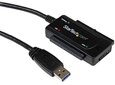StarTech.com Câble adaptateur USB 3.0 pour disque dur SATA ou IDE de 2,5 ou 3,5 (USB3SSATAIDE)