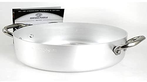 Pentole Agnelli Agnelli Alluminio Professionale, 20. 8 L, Acciaio Inossidabile, Argento, 42 cm