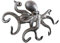 Handcrafted Nautical Decor Cast Iron Octopus Hook 11 Inch - Decorative Hook - Sealife Metal Wall Hook